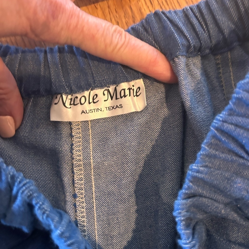 🌿 Vintage Flowy Denim Maxi Skirt | Prairie Girl | Cottagecore - Picture 7 of 7